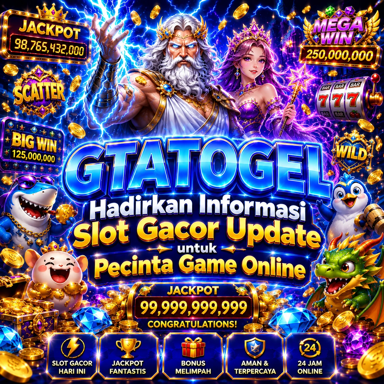Galeri foto GTATOGEL - Hadirkan Informasi Slot Gacor Update Untuk Pecinta Game Online di Jakarta